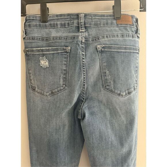 Judy Blue Relaxed Fit Straight Destroyed Jeans, Women’s Size 27 - Picture 8 of 11